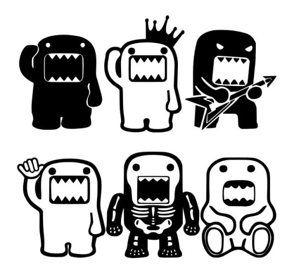 Красивые наклейки вектор