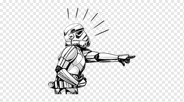 Наклейка шлем штурмовика Star Wars