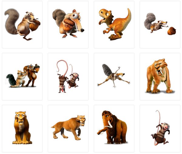 Наклейка - Ледниковый период