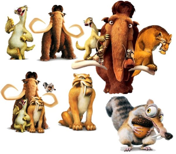 Ледниковый период 4 герои мультфильма