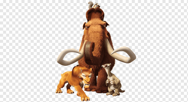 Ледниковый период на прозрачном фоне