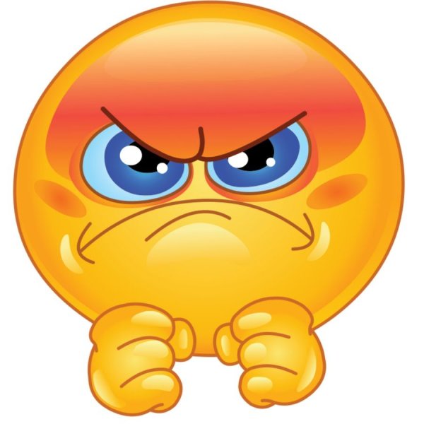 Смайлик злится