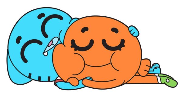 Гамбол и Дарвин Стикеры