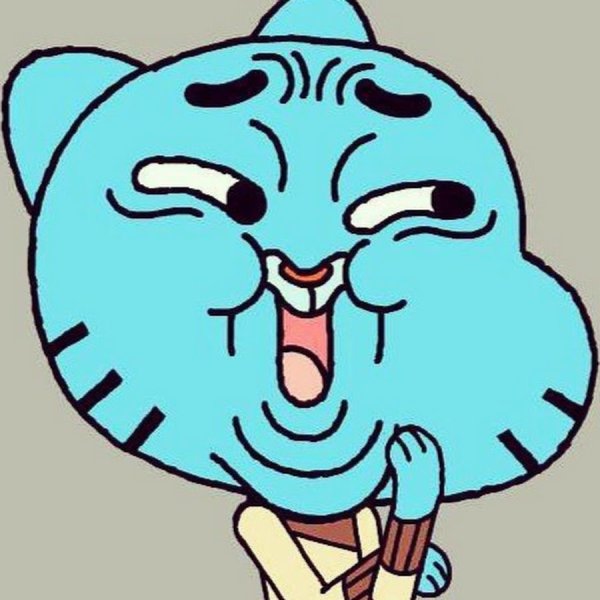 Срисовка Гамбола и Дарвина