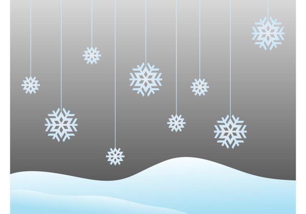 Смешные зимние иллюстрации