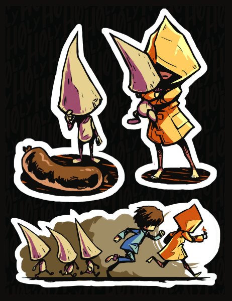 Стикеры little Nightmares