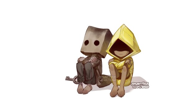 Стикеры little Nightmares 2