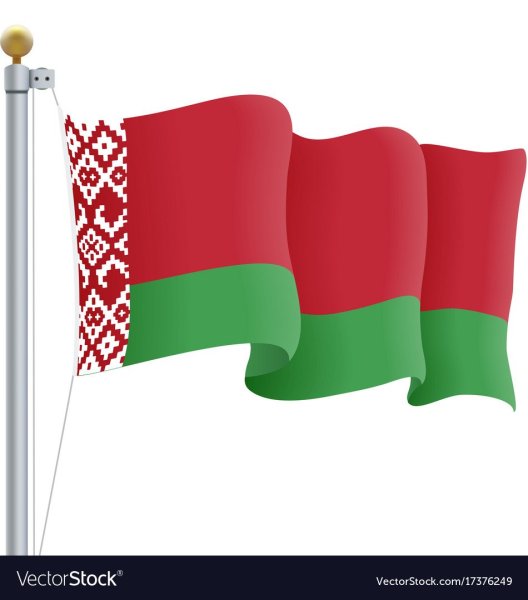 Развивающийся флаг Белоруссии