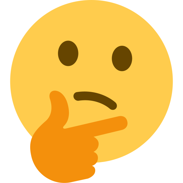 Задумчивый смайлик