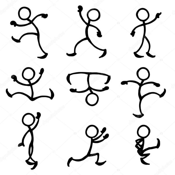 Человечек рисунок