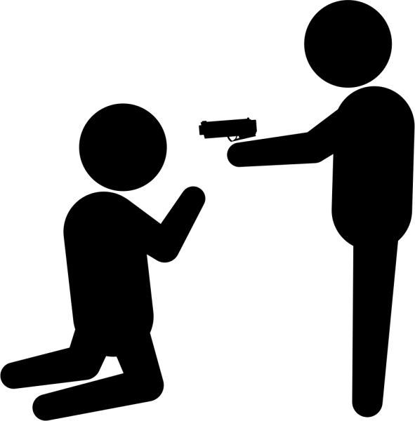 Иконка человек на коленях