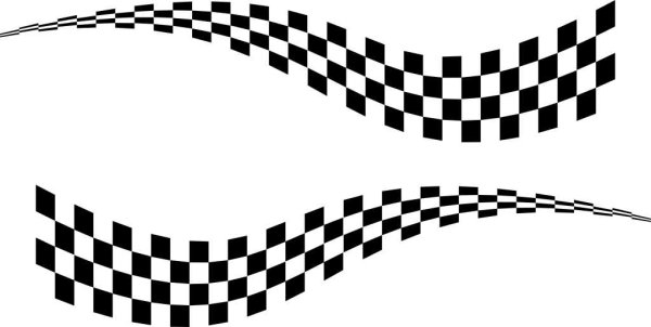 Флаг шашечки вектор