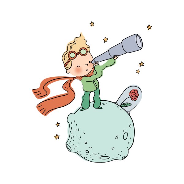 Стикеры маленький принц