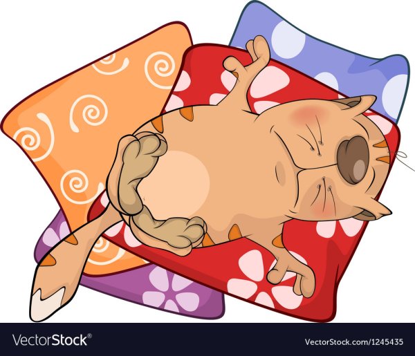 Сонный стикер