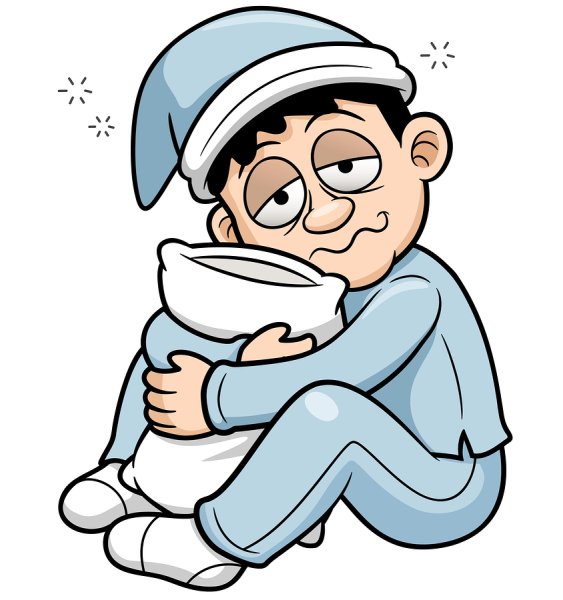 Сонный человек мультяшка