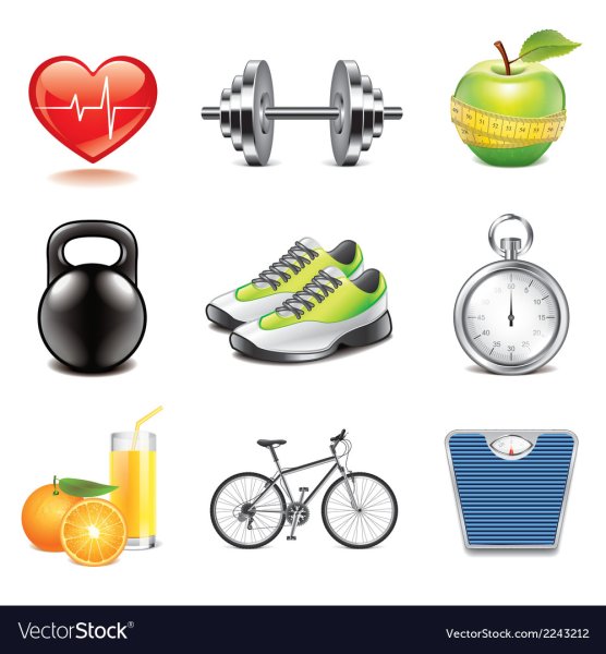 Атрибуты здорового образа жизни