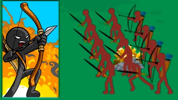 Война СТИКМЕНОВ 2 стик вар Легаси