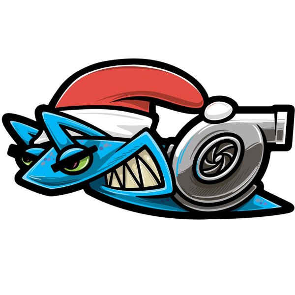 Турбо улитка наклейка