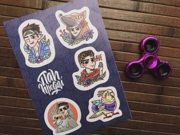 Юлик наклейки