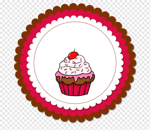 Кекс этикетка