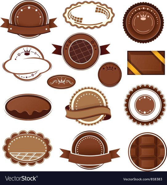 Наклейки для кондитерских изделий