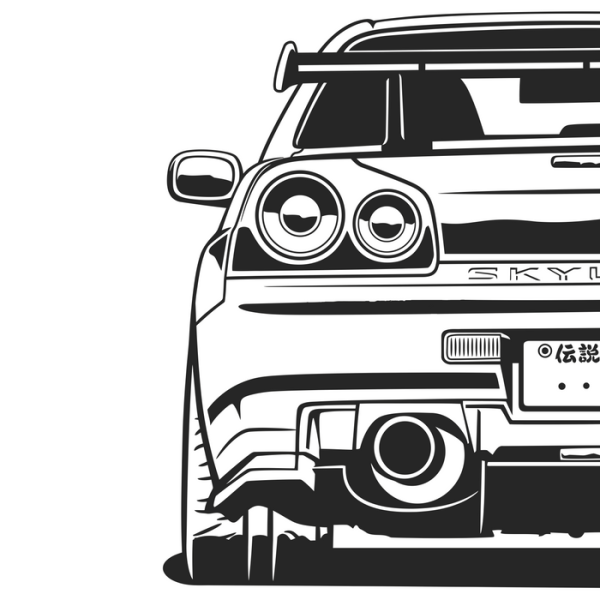 Nissan Skyline GTR r34 арт