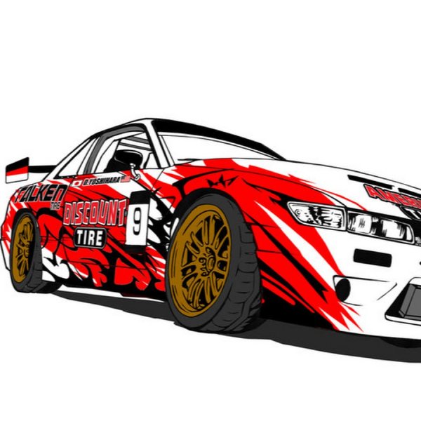 Гоночный автомобиль арт