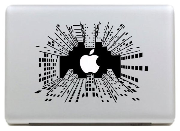 Наклейка на макбук Air 13
