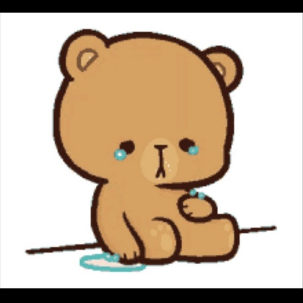Мишка плачет