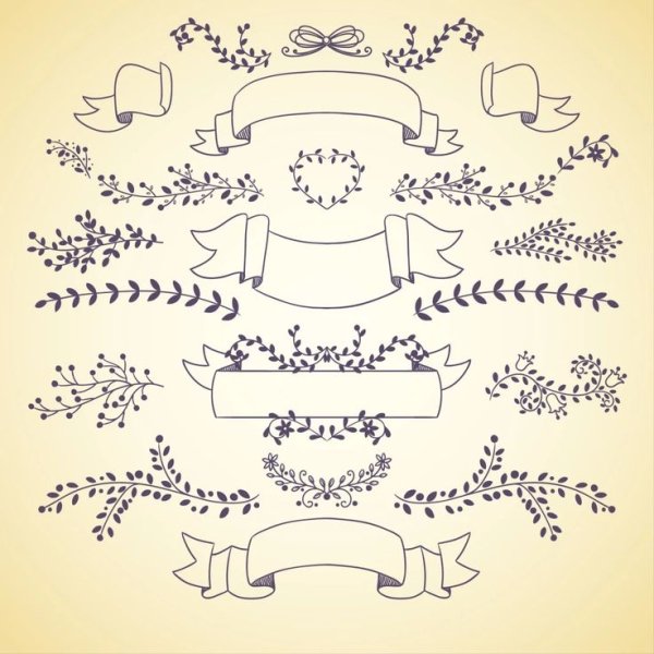 Узоры для оформления конспекта