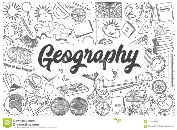 География рисунки на обложку