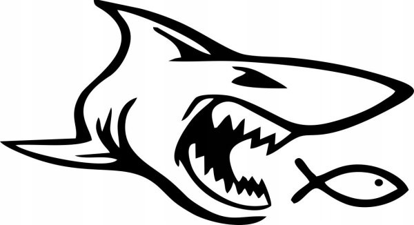 Стикеры акула