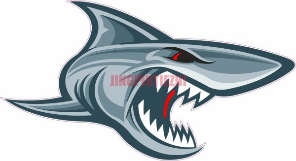 Эмблема акула на авто