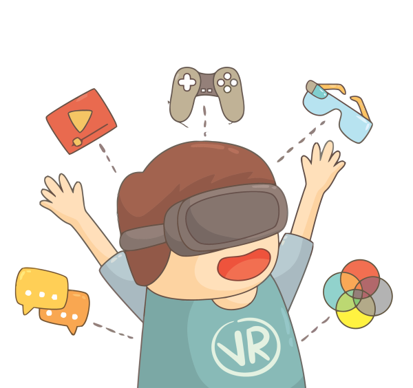 Виртуальная реальность иллюстрация