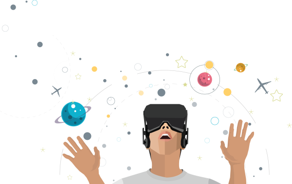 Дополненная реальность иллюстрация