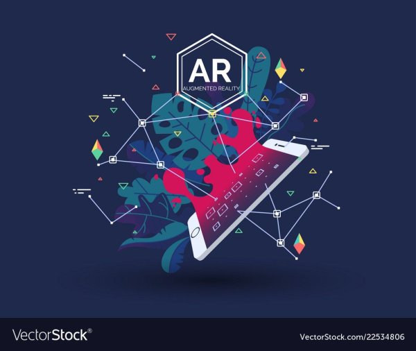 Шлем виртуальной реальности вектор