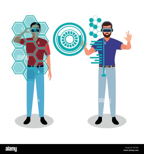 Очки виртуальной реальности без фона