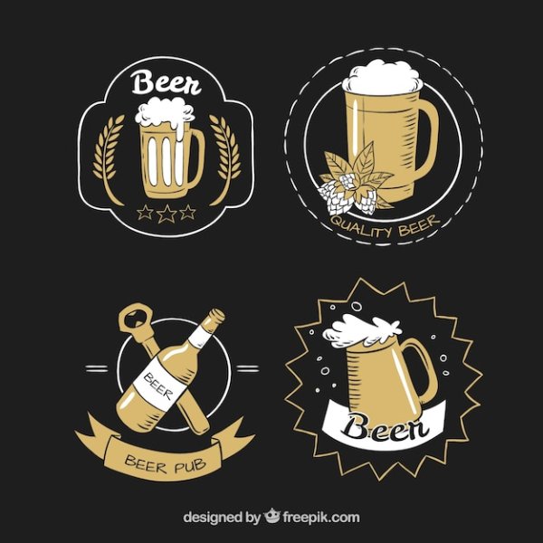 Пиво вектор Стикеры