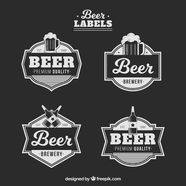 Наклейки на окна пиво