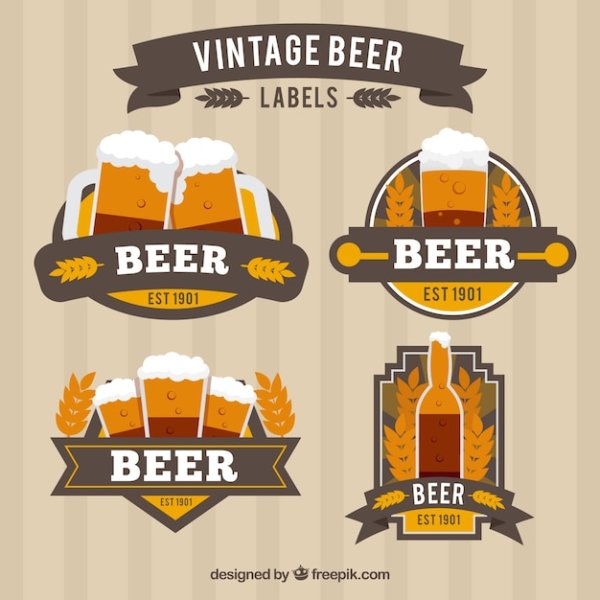 Пивные наклейки для магазина