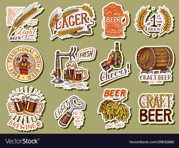 Пиво вектор Стикеры