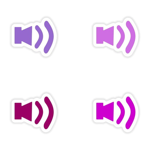 Цветные Стикеры для фотошопа