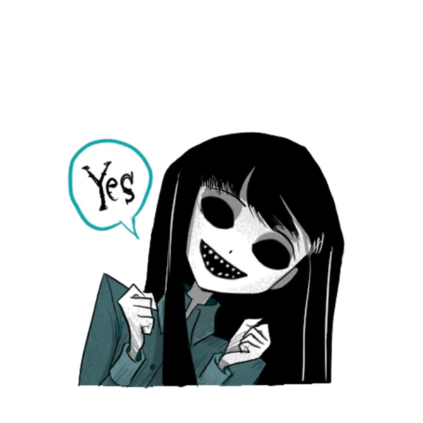 Стикеры ВК страшилки