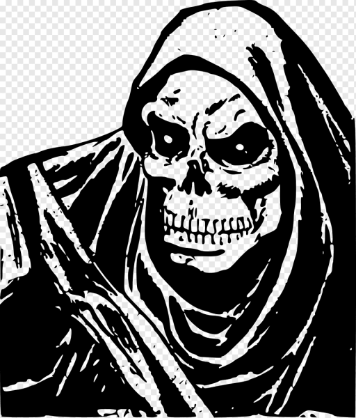 Силуэт привидения на Хэллоуин