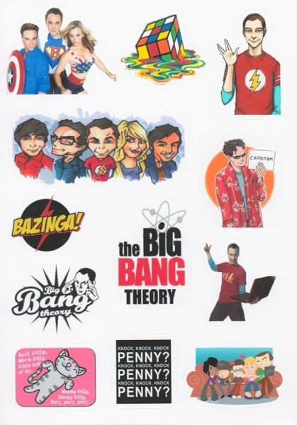 Теория большого взрыва Стикеры