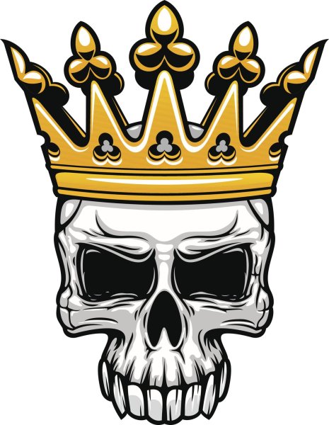 Череп с короной царь