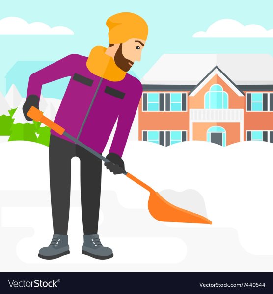 Для уборки снега дворника