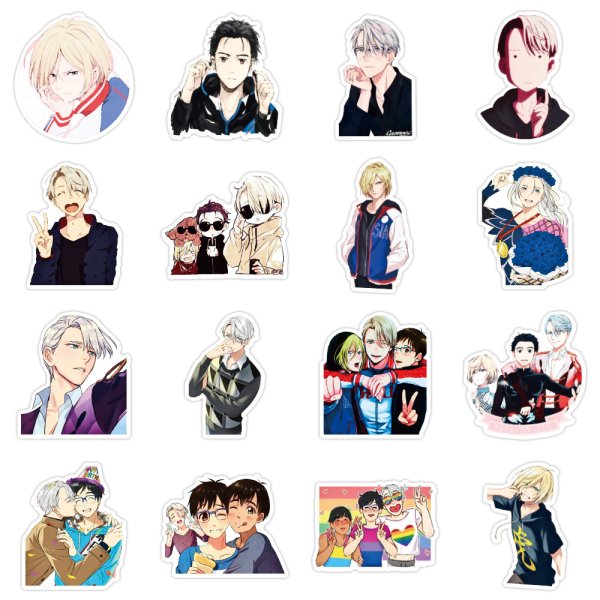 Стикеры Юри на льду