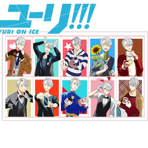 Наклейки аниме Юрий на льду