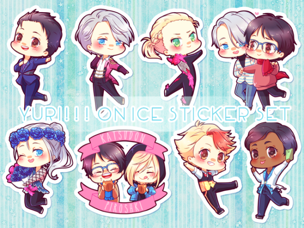 Наклейки Юрий на льду